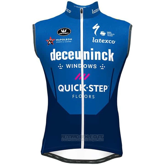 2021 Windweste Deceuninck Quick Step Blau - zum Schließen ins Bild klicken